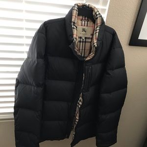 Men's black Burberry Lennon  jacket